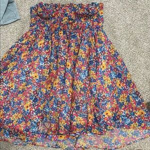 For Love And Lemons Sasha Strapless Mini Dress